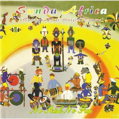 CD SUNDA AFRICA - Geen Risico Geen Plezier (Bamboe Fluit Harp & CMNW004 WML, CMN Product 1998 Indonesië Muziek Overig Gebruikt yellow