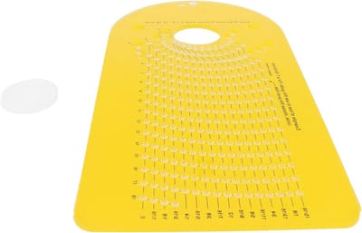 Houtzaagmal Routergeleider - Freesgereedschap Mal - Luidspreker Uitsparingen Maken - Gekalibreerde Schaal - 33x17cm - Kunststof