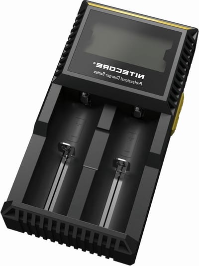Universele Acculader - Batterijlader - Accu's Opladen - Twee Laadsleuven - 143 x 74 x 36 mm - Zwart