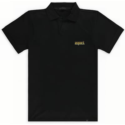 Aspact Tokyo Polo Black Size: S | Polo Shirts Outlet | Unisex | Zwart