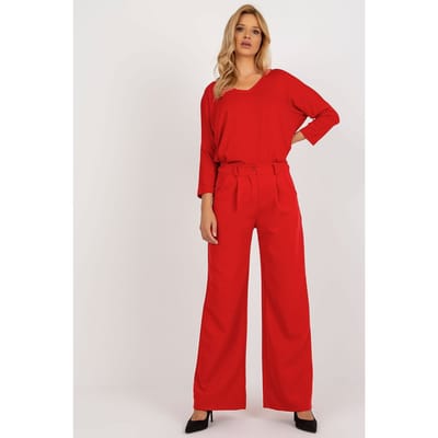 Wave Motion Pants - Red / S