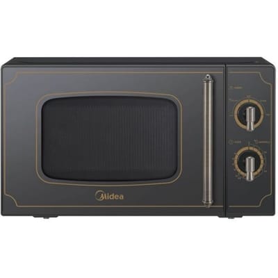 Midea MM720CJ7B - Magnetron - 20L - 700 W - Retro - Zwart