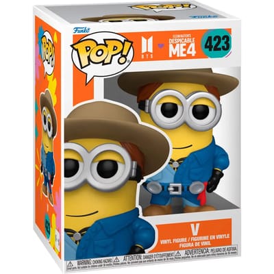 Minions Despicable Me 4 - BTS - V vinylfiguur 423 Funko Pop! meerkleurig