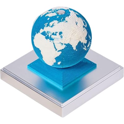 Calendrier 3D en forme de sculpture terrestre, modèle décoratif pour la maison, l'école ou le bureau white