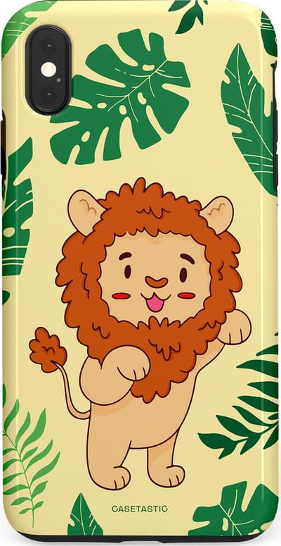 Casetastic Hoesje Geschikt voor Apple iPhone Xs Max - Stijlvolle Beschermende Duo-layer Case - Brulknuffel