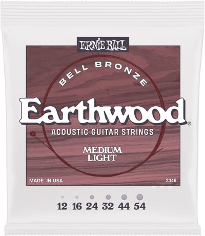 Ernie Ball Earthwood Bell Bronze - Gitaarsnaren - Medium Light - 12-54 - Akoestische Gitaar