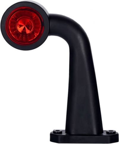 led breedtelamp rechts 180mm 2x led - aanhanger zijlamp - zijlicht - breedtelicht - contourlamp