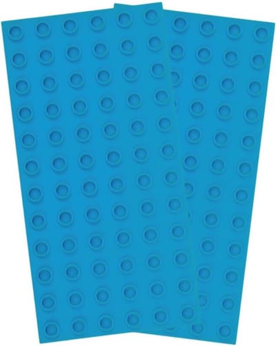 Bouwplaat 6x12 Noppen – Lichtblauw – Basisplaat – Geschikt voor Grote Bouwstenen – Brian’s Toys