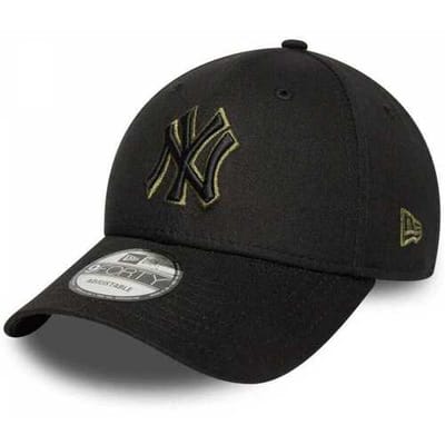 New Era 9FORTY Petten Unisex - Zwart - One Size