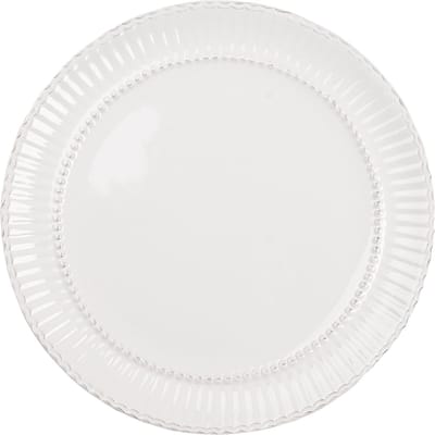 Clayre & Eef Dinerbord Ø 27 cm Wit Dolomiet