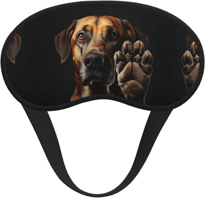 Slaapmasker met Oorbeschermers - Verduisterend Oogmasker - Reizen en Ontspanning - Zachte Polyester Pasvorm - 19.5 cm Lengte - Zwart