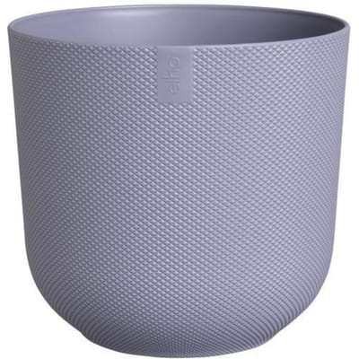 Elho Jazz Rond 30 Bloempot voor Binnen - Woondecoratie van 100% Gerecycled Plastic - Ø 29.5 x H 27.5 cm - Lavendel lila