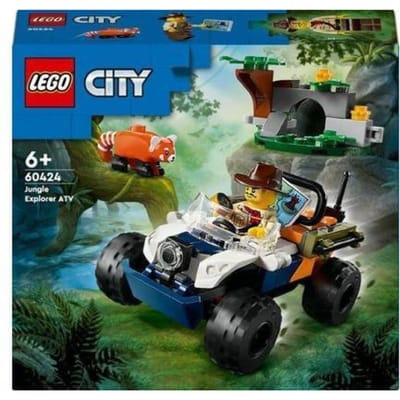 LEGO City Jungleonderzoekers - rode panda-missie met terreinwagen - 60424