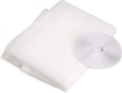Horrengaas Raam - 2 stuks - 150x130 cm - Wit - Horgaas Vliegengaas Muggengaas - Gaas