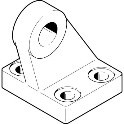 Festo Lagerblok Bouwgrootte 32 - 33843 - P2GUM
