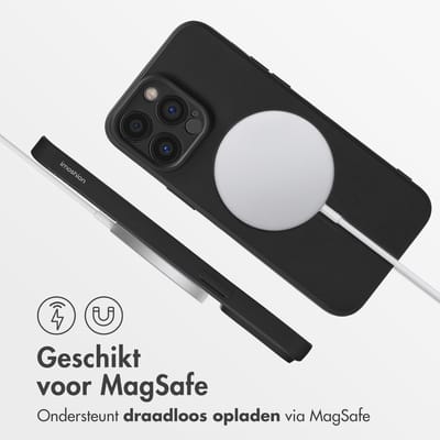 imoshion Hoesje - Geschikt voor Apple iPhone 14 Pro Max - Color Backcover geschikt voor MagSafe - Zwart