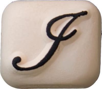 LaDot Tattoo Stempel Steen - S125I - Small - Letter I - Nep Tattoo - Black Tattoo - Kinderen en Volwassenen