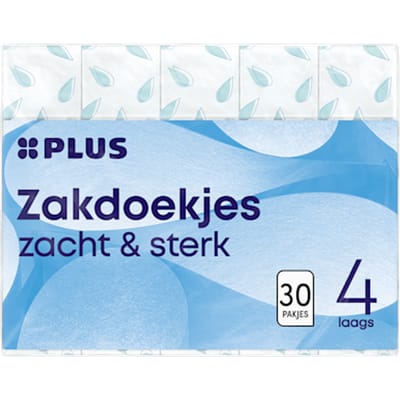 Zakdoekjes 4-laags 30x10 stuks