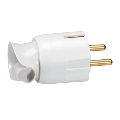 Legrand Stekker Met Snoeroriëntatie Wit - 050172 [10 stuks]