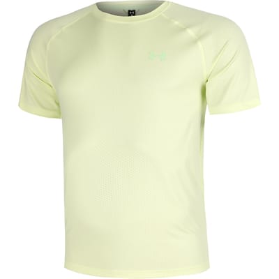Under Armour Explor Trail Run Graphic  Hardloopshirt Heren-lichtgroen, zwart