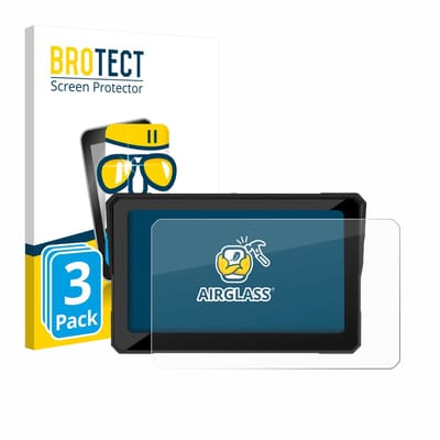 Screenprotector 3 Stuks voor Carpuride W702 Plus 7" Beschermglas transparant