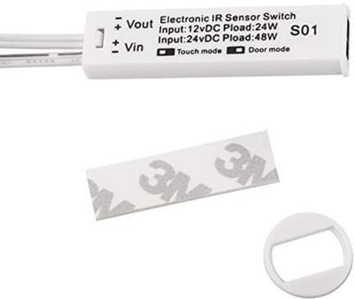 Inbouwsensor met 2 schakelfuncties voor deur- of handbeweging