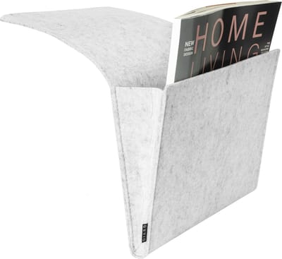 QUVIO Bed en bank organizer / Vilten opbergvak voor bed en bank - Grijs