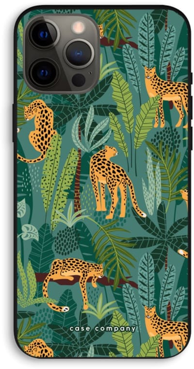 Case Company® - Hoesje geschikt voor iPhone 12 Pro Max hoesje - Luipaard 2 - Biologisch Afbreekbaar Telefoonhoesje - Bescherming alle Kanten en Schermrand