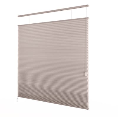 Dutchblinds - Plisségordijnen - lichtdoorlatend - Beige - 40 x 175 cm - Raamdecoratie op maat