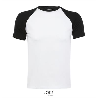 SOL'S Raglan T-Shirt Funky 150 L140 - White/Black - L