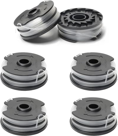 EXCITAT Geschikt voor Parkside Spoelsnijder - Set van 6 - Vervangende Spoelmaaier - Geschikt voor LIDL Parkside PRT 550 A1/A3, PRTA 20-Li A1/B2/C3, PRT 300 A1 - 10 m ⌀1,65 mm