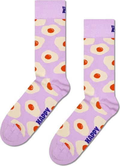 Happy Socks Sunny Side Up Sock - unisex sokken - lila - Unisex - Maat: 41 - 46