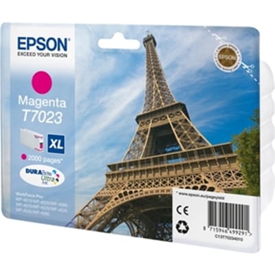 Epson T7023 inktcartridge magenta hoge capaciteit (origineel)