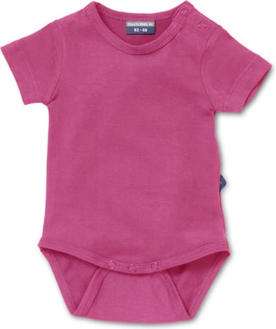 Silky Label romper supreme pink - korte mouw - maat 86/92 - roze