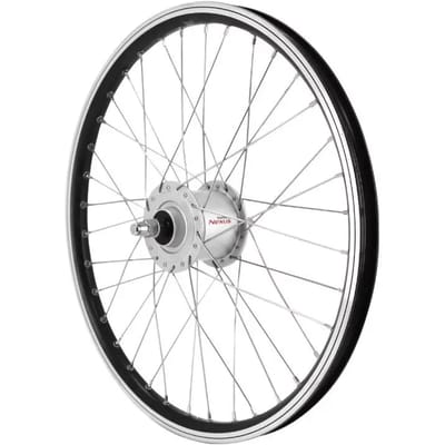 Aluminium voorwiel, massieve as Velox Shimano ER10 DH-C3000 6V-3W