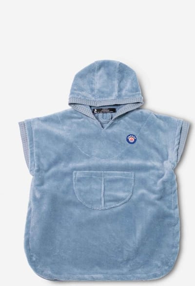 Ponchy - Azul Oceano - Bamboe Baby Strandponcho - Klein - Badcape