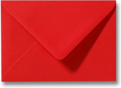 Envelop 11 x 15,6 Koraalrood, 60 stuks