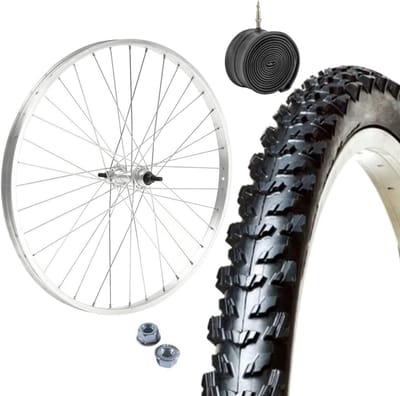 Voorkantwiel en MTB banden set 24 inch inclusief binnenband
