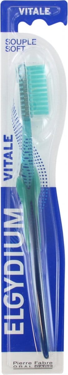 Elgydium Vitale Zachte Tandenborstel (Kleur : Groen)