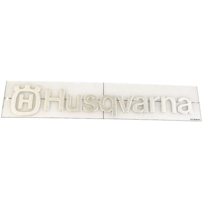Husqvarna logo sticker 21 centimeter