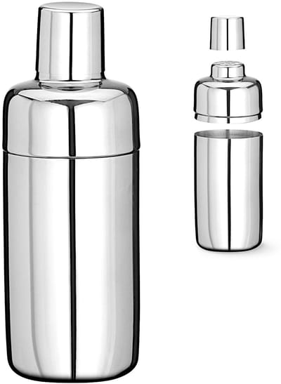 Bar Up Cobbler Serie - Drank Shaker - 3 Delen - Roestvrijstaal - 0.5 L