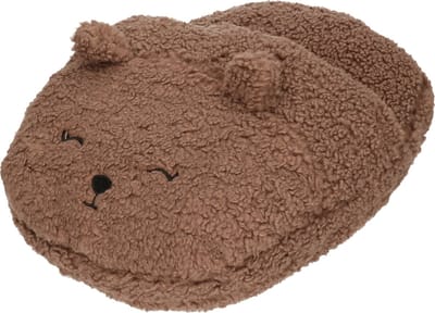 Apollo Voetenwarmer pantoffel / slof - beer - bruin - one size - 30 x 27 cm - dierensloffen