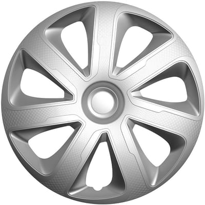 Autostyle Wieldoppen Livorno 16 Inch Abs Zilver Set Van 4
