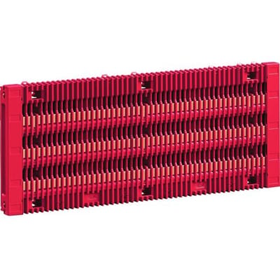 Rittal 9360064 RiulineX-board 550 A, 3-polig, 60 mm, incl. verzamelrails 30 x 5 mm, B: 505 mm Verzamelrail module Koper 1 stuk(s)