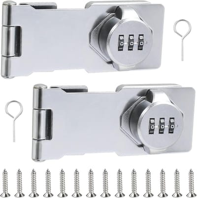Cijferslot voor Kast en Bagage - Overvalsloten met Cijfercode 4,5 Inch - 2 Stuks