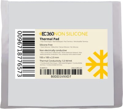 Thermische Pad 5 W/mK Niet-Siliconen 100x100x2.0 mm - Hoge Koelprestatie