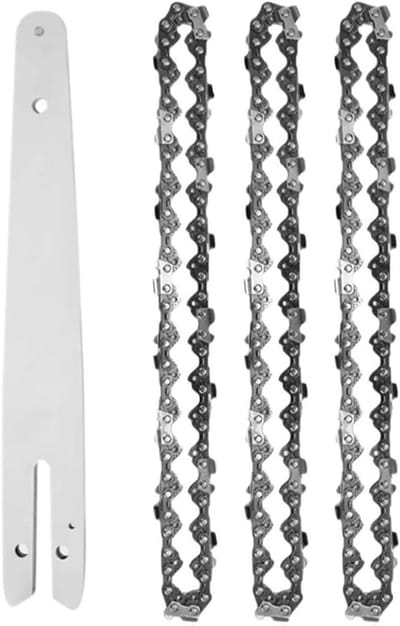 Zaagkettingen - Kettingzaag onderdelen - Tuinonderhoud klussen - Hoge taaiheid metaal - 8 inch set 2 - Metaal