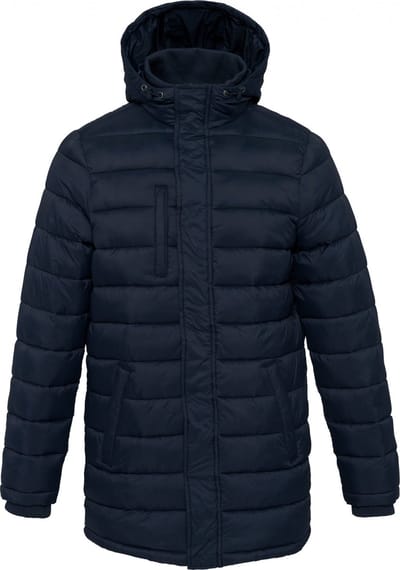 Kariban Lichte herenparka met capuchon K6128 - Navy - 3XL