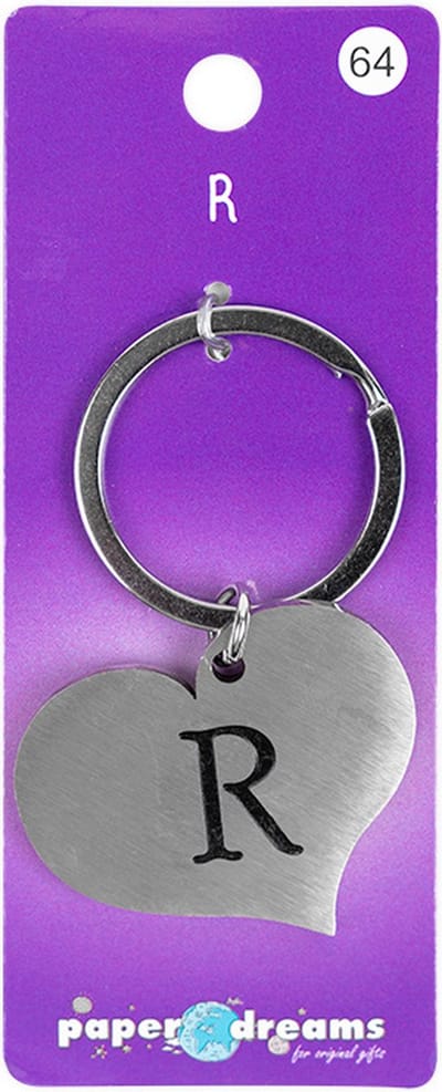 Hart sleutelhanger - R