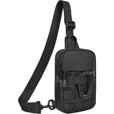 Heren tas - Crossbodytas heren - Mini Crossbody - Schoudertas - Waterdicht - Geschikt voor reizen, werk en sport - Zwart